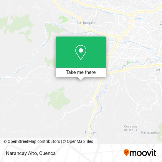 Narancay Alto map