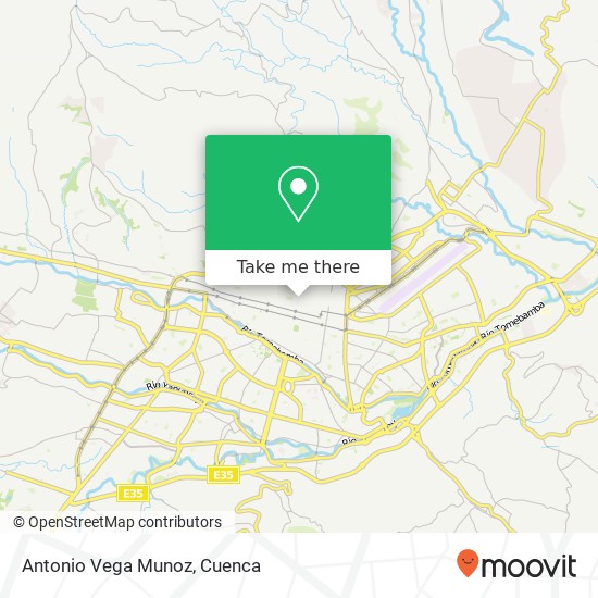 Antonio Vega Munoz map