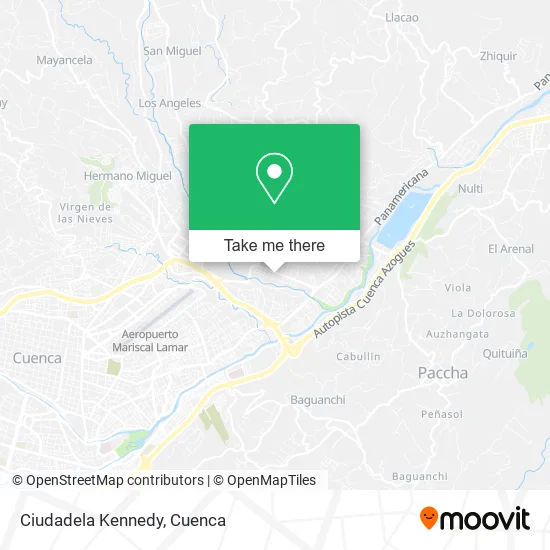 Ciudadela Kennedy map