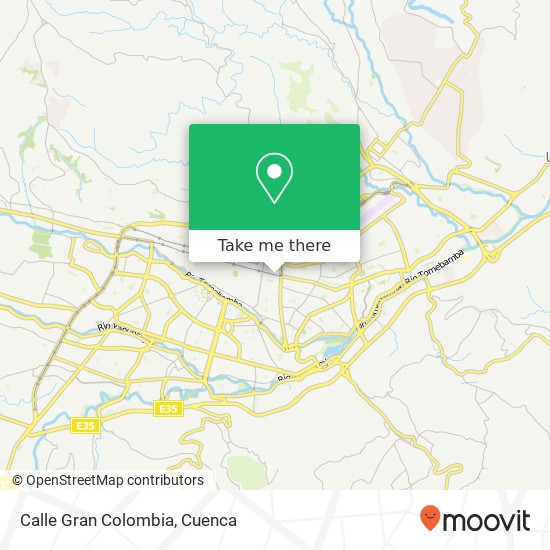 Calle Gran Colombia map