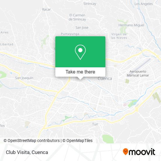Club Visita map