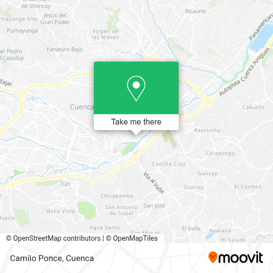 Camilo Ponce map