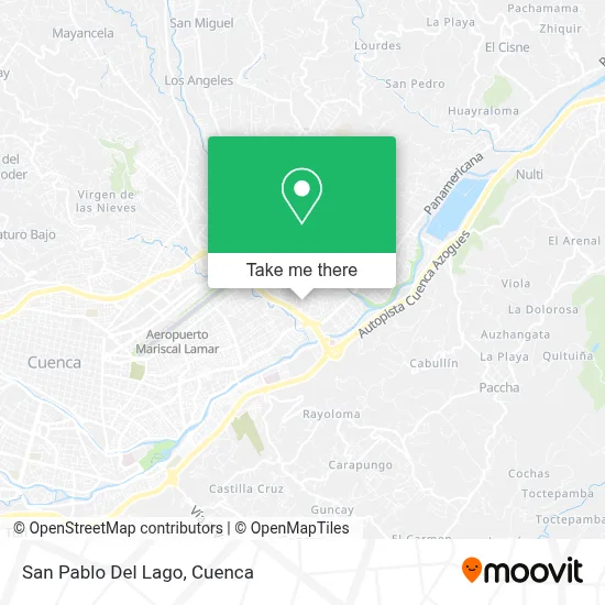 San Pablo Del Lago map