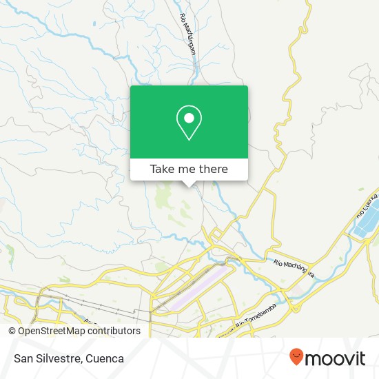 San Silvestre map