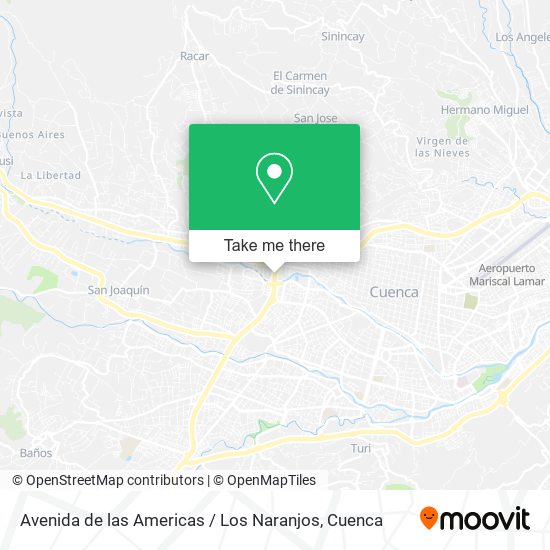 Avenida de las Americas / Los Naranjos map