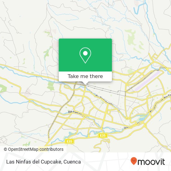 Las Ninfas del Cupcake map