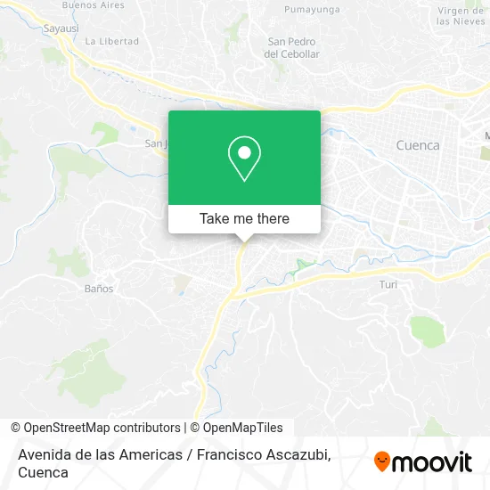 Avenida de las Americas / Francisco Ascazubi map