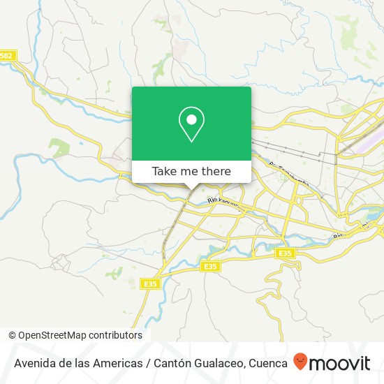 Avenida de las Americas / Cantón Gualaceo map