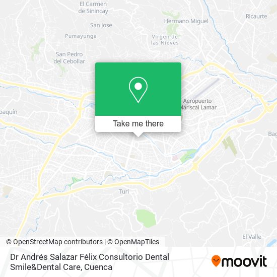 Dr Andrés Salazar Félix Consultorio Dental Smile&Dental Care map