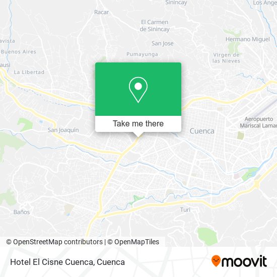 Hotel El Cisne Cuenca map