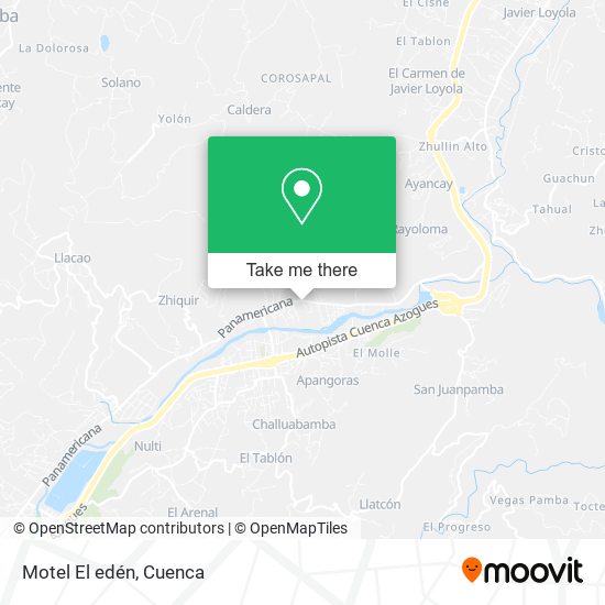 Mapa de Motel El edén