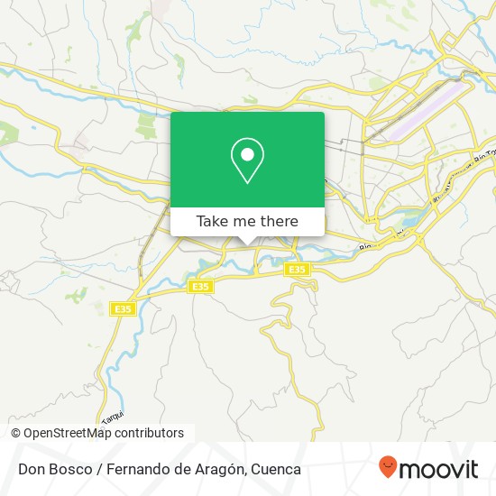 Don Bosco / Fernando de Aragón map