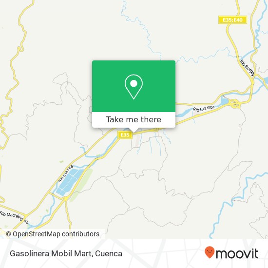 Gasolinera Mobil Mart map