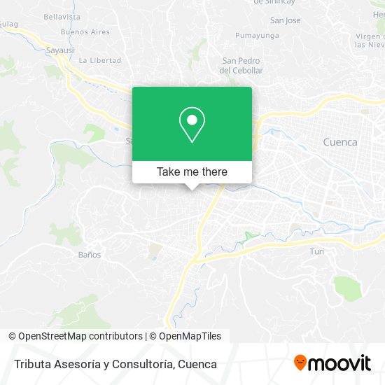 Mapa de Tributa Asesoría y Consultoría