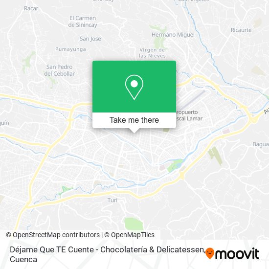 Mapa de Déjame Que TE Cuente - Chocolatería & Delicatessen