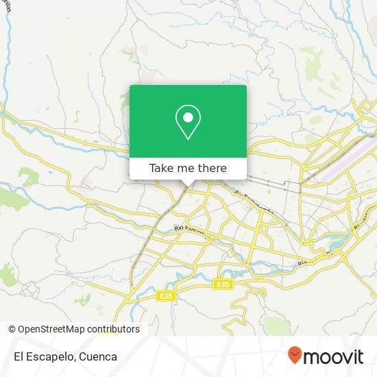 El Escapelo map