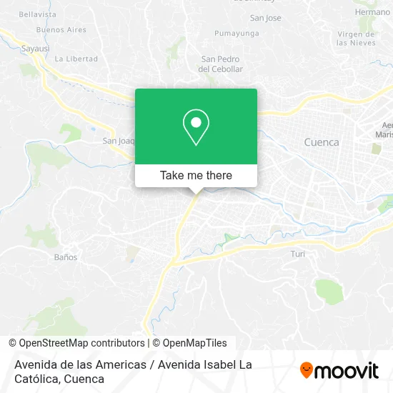 Avenida de las Americas / Avenida Isabel La Católica map