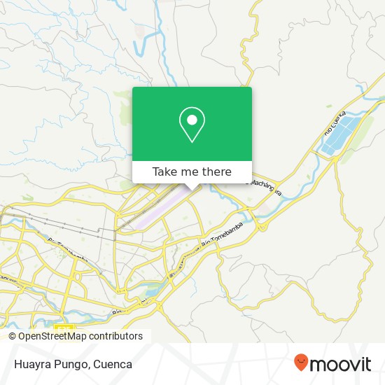 Huayra Pungo map