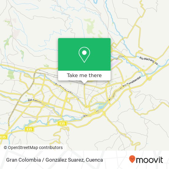 Gran Colombia / González Suarez map