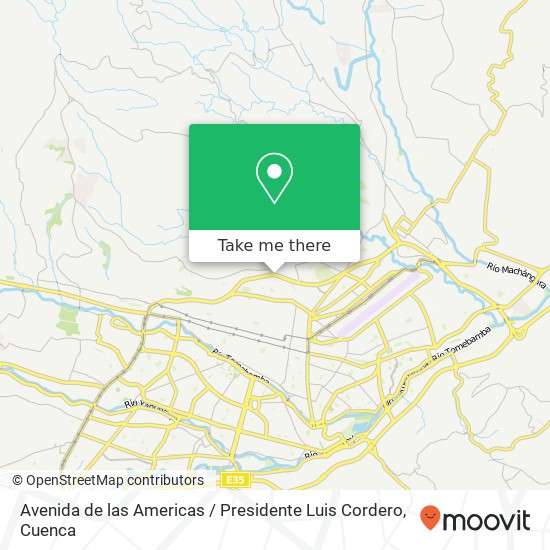 Avenida de las Americas / Presidente Luis Cordero map