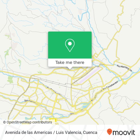 Mapa de Avenida de las Americas / Luis Valencia