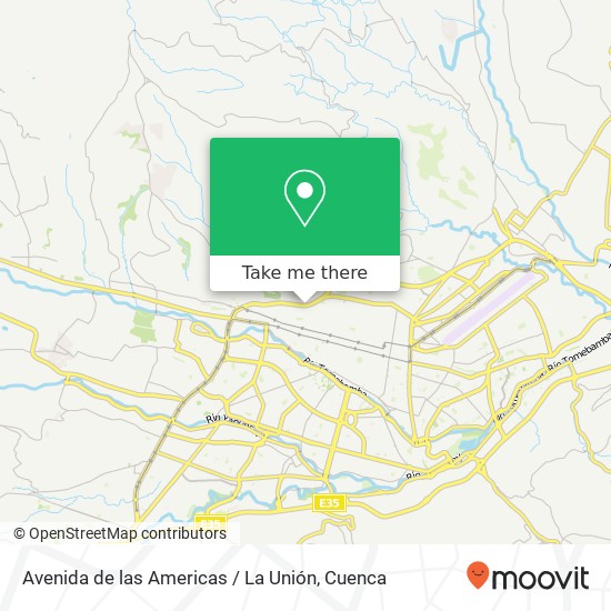 Avenida de las Americas / La Unión map
