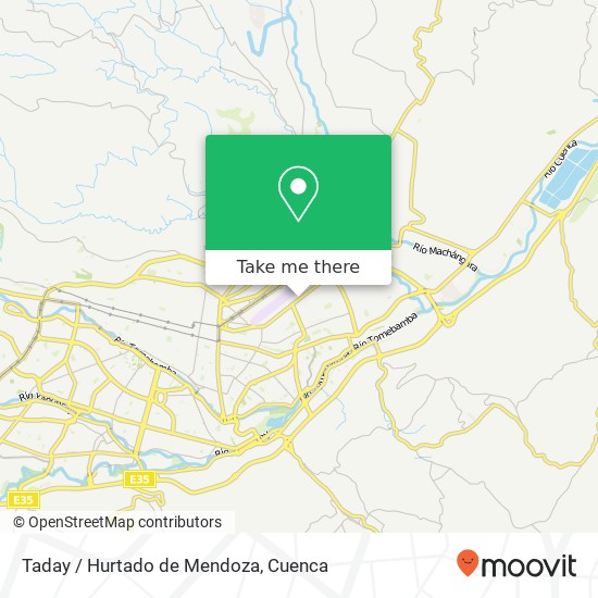 Taday / Hurtado de Mendoza map