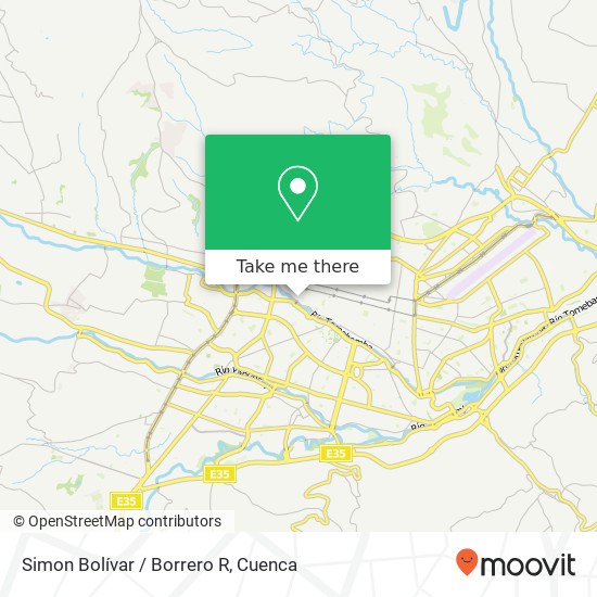 Simon Bolívar / Borrero R map