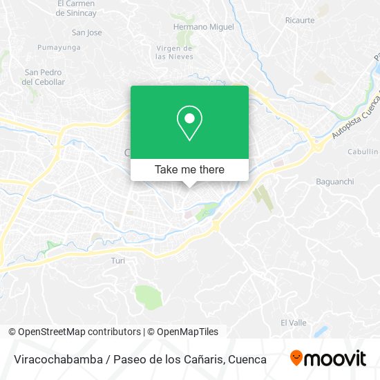 Viracochabamba / Paseo de los Cañaris map