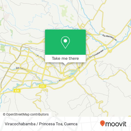 Viracochabamba / Princesa Toa map