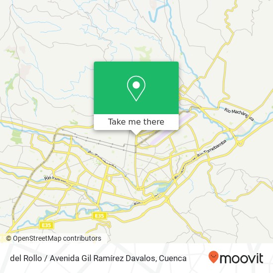 del Rollo / Avenida Gil Ramírez Davalos map