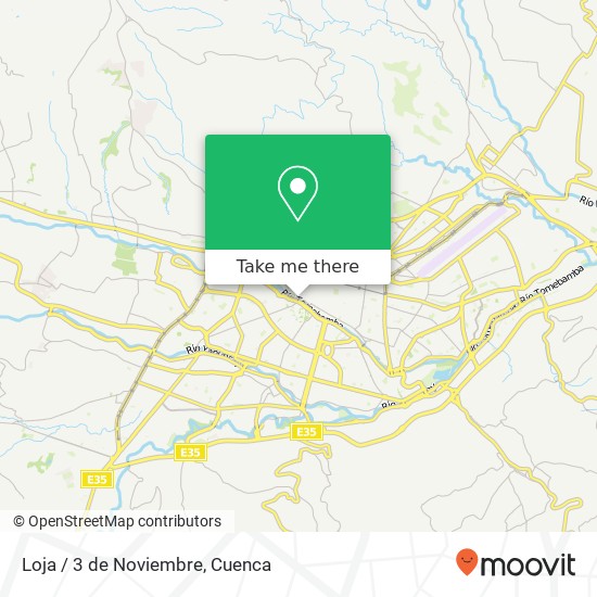 Loja / 3 de Noviembre map