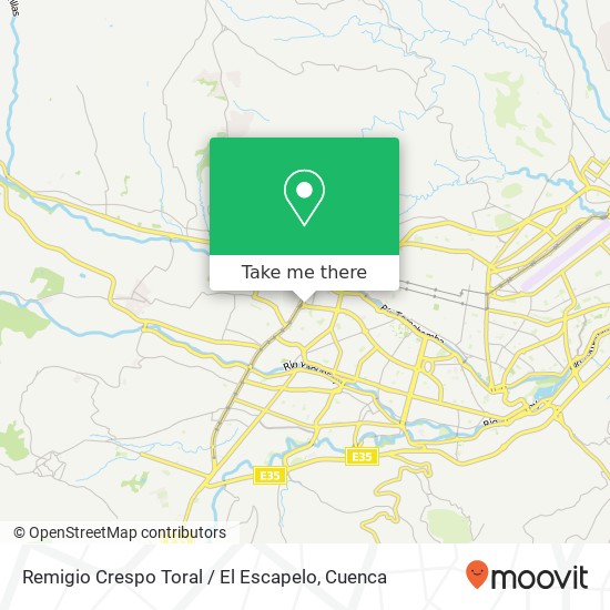 Remigio Crespo Toral / El Escapelo map