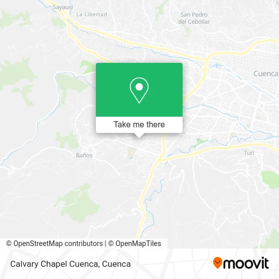 Calvary Chapel Cuenca map