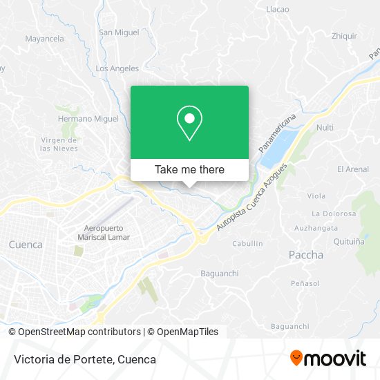 Victoria de Portete map