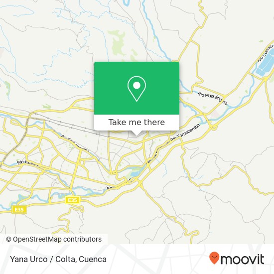 Yana Urco / Colta map