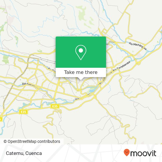 Catemu map