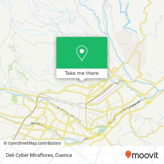 Deli Cyber Miraflores map