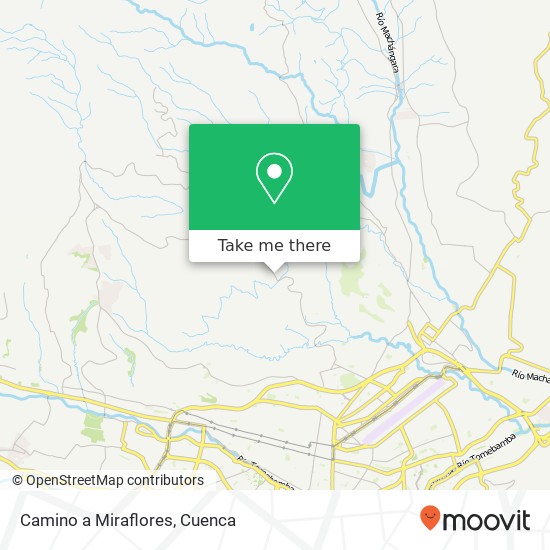 Camino a Miraflores map