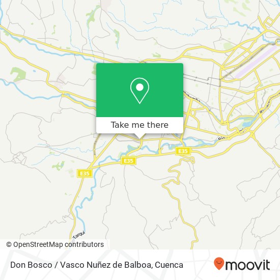 Don Bosco / Vasco Nuñez de Balboa map
