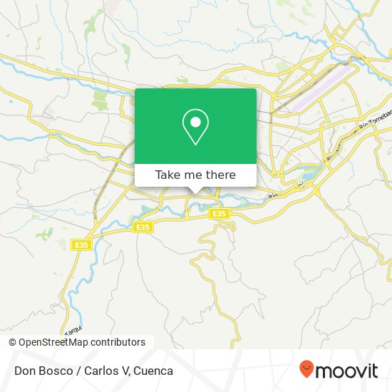 Don Bosco / Carlos V map