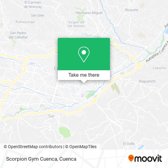 Scorpion Gym Cuenca map