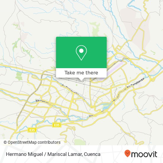 Hermano Miguel / Mariscal Lamar map