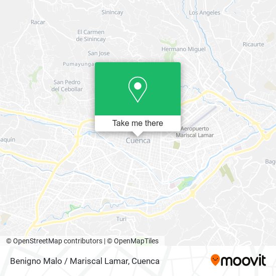 Benigno Malo / Mariscal Lamar map