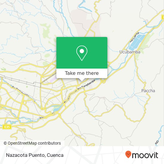Nazacota Puento map