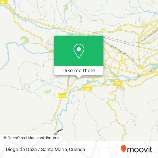Diego de Daza / Santa María map