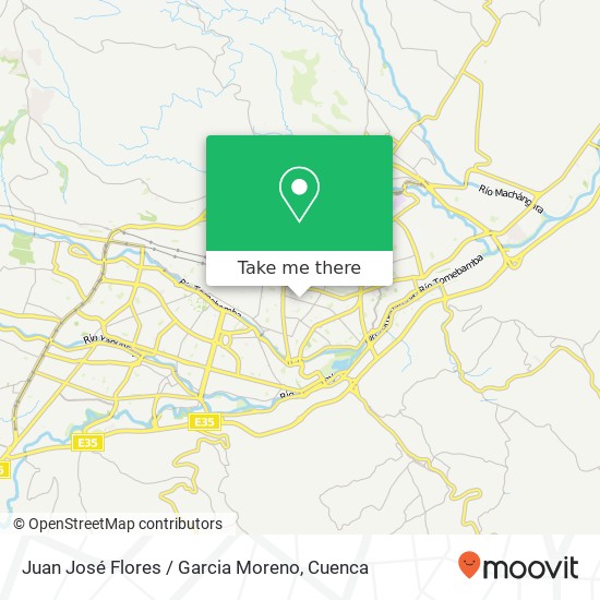 Juan José Flores / Garcia Moreno map