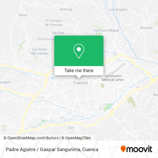 Padre Aguirre / Gaspar Sangurima map