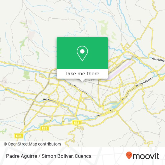 Padre Aguirre / Simon Bolívar map