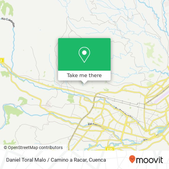 Daniel Toral Malo / Camino a Racar map